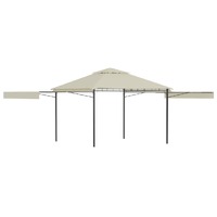 Gazebo with Double Extended Roofs 3 by 3 by 2.75 m 180 g m