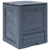 Garden Composter Grey 60 by 60 by 73 cm