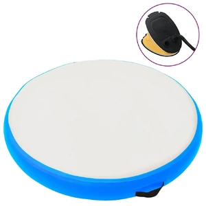 Inflatable Gymnastic Mat with Pump 100 by 100 by 10 cm PVC