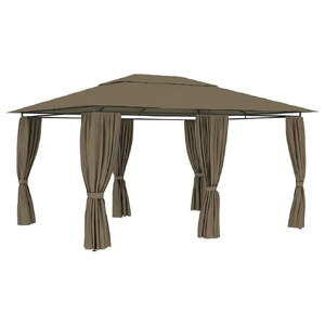 Garden Marquee with Curtains 4 by 3 m