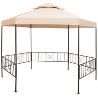 Garden Marquee Gazebo Pavilion Tent Hexagonal