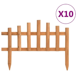 Lawn Edgings 10 pcs Firwood 4.4 m Garden Edging Range 2