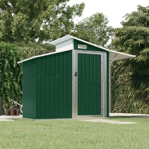 Garden Shed 270 by 130 by 208.5 cm Galvanised Steel