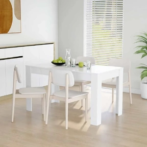 Dining Table 140 by 74.5 by 76 cm Engineered Wood