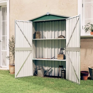 Garden Shed Galvanised Steel 116 by 45 by 175 cm