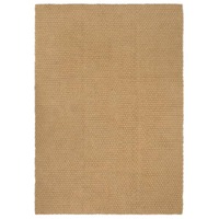 Rug Rectangular Natural Jute Shaggy Rugs