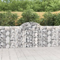 Arched Gabion Basket Galvanised Iron Gabion Garden Beds