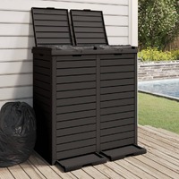Outdoor Garbage Bin 78 by 41 by 86 cm Polypropylene