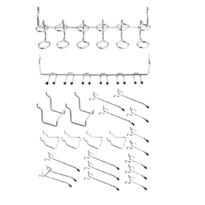  Pegboard Hooks Storage Bins