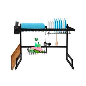  Dish Drying Rack Over Sink Steel 65 CM