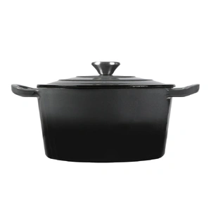  4L Enamel Dutch Oven Pot in Black Colour