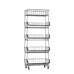  5 Tier Kitchen Trolley Cart Storage