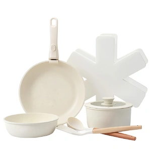 9-Piece Non Stick Cookware Set Kitchen Fry Pan