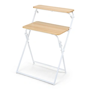Laptop Desk Computer Foldable Study Desk Home Office Oak