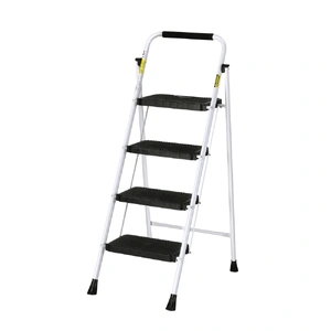 4 Step Ladder Multi-Purpose Folding Steel Light Weight Platform