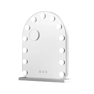 Embellir Makeup Mirror 40x50cm Dressing Vanity LED Bulb Light with 5x Magnification White Arch