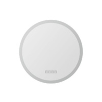 Bluetooth LED Wall Mirror With Light 50CM Bathroom Decor Round Mirrors