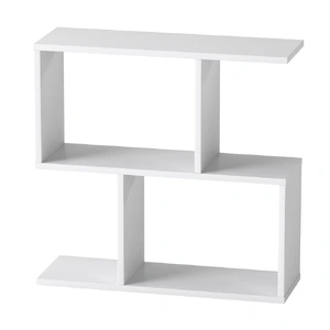 Slim 2 Tier Narrow Side Table Bedside Nightstand