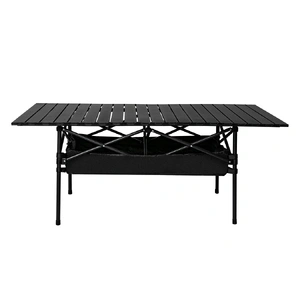  Folding Camping Table Portable Black