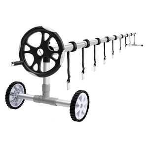 Pool Cover Roller 6.55m Adjustable Swimming Pool Solar Blanket Reel