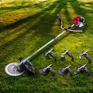 2 Stroke Pole Chainsaw Petrol Hedge Trimmer Tree Pruner 7 In 1