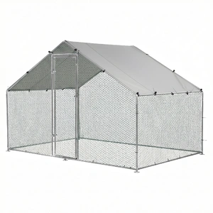 i.Pet Chicken Coop Rabbit Hutch Outdoor Run Walk in Hen Cage Ferret House 3x2x2m