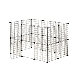 i.Pet Pet Dog Playpen Enclosure Cage 20 Panel Puppy Fence Play Pen Foldable Metal