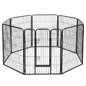 40" 8 Panel Dog Playpen Pet Exercise Cage Enclosure Fence Play Pen
