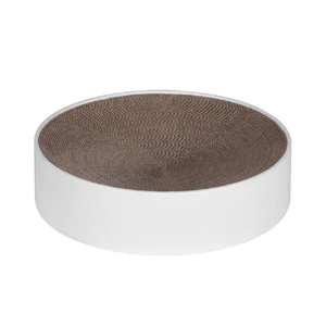 i.Pet Cat Scratching Board Scratcher Cardboard Kitten Indoor Round Bed Catnip