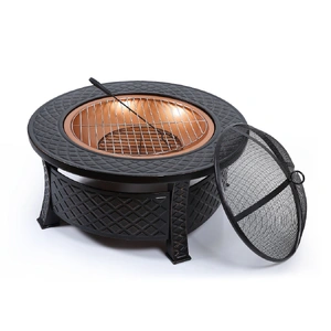  3 IN 1 Fire Pit BBQ Grill Pits