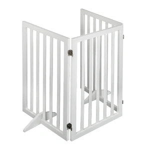  Wooden Pet Gate Dog Fence Safety White 400x 3MM