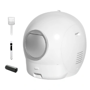 Self Cleaning Cat Litter Box Large Enclosed Toilet
