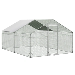 Pawz 400x300x194cm Large Metal Walk-in Chicken Coop Cage