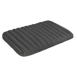 Pawz L Size Orthopedic Dog Bed with Sherpa Plush Removable Cover in Grey