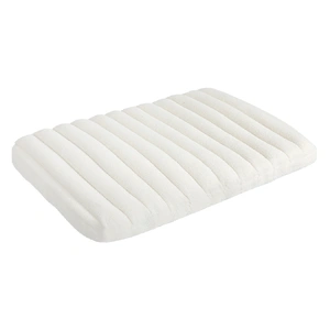 Pawz L Size Orthopedic Dog Bed with Sherpa Plush Removable Cover in White
