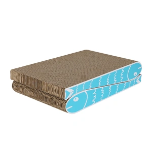 2X Cat Scratcher Board Bed