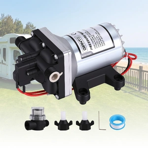 12V Water Pump High Pressure Fast Self Priming 11.3L with Auto Switch for RV Caravan Boat