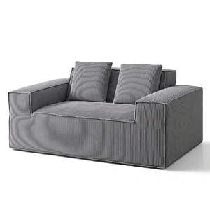 Artiss 2 Seater Sofa Loveseat Sofas Bed Couch No Assembly Corduroy Small Couches Apartement