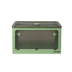 Storage Containers Stackable Lid Clothes S Green Small