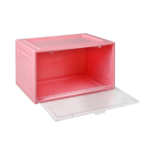  Sneaker Display Case Stackable Pink