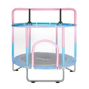 55" Kids Trampoline Rebounder Pink