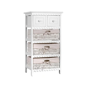 2 Chest of Drawers with 3 Baskets - ELIOT