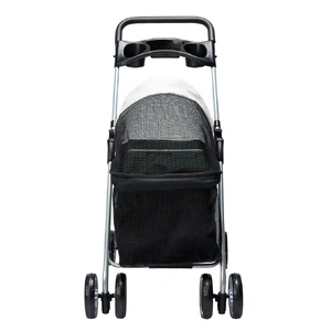  Large Pet Stroller Dog Cat Carrier Black