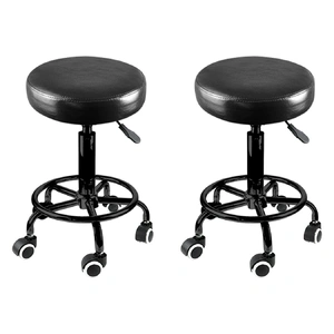 2x Salon Stool Swivel Bar Stools