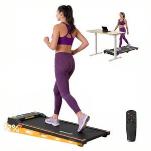 3 in 1 Walking Pad Treadmill 12% Incline Under Desk Treadmills for Home Gym With 38cm Wide Belt