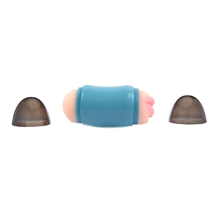  Masturbation Cup DOUBLE-HOLED Blue