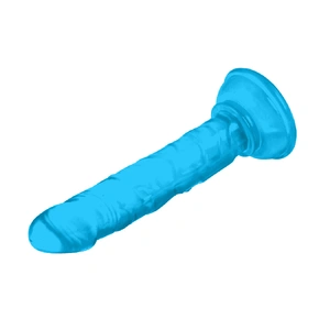 Crystal Dildo Dong Realistic Penis Cock Blue 15cm
