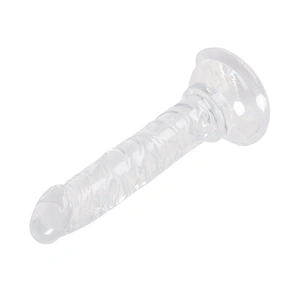 Crystal Dildo Dong Realistic Penis Cock White 15cm