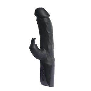  Vibrator Dildo Masturbator Heating Black
