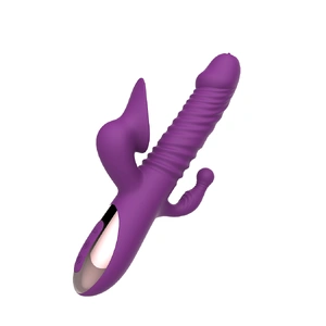 Vibrator Dildo Sucking Licking Purple